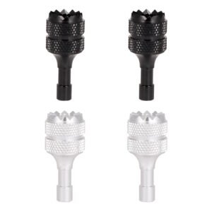 Dynam Smart RC Plane Controller Sticks 4pcs Detachable Joysticks Replacement for DJI Mini 3 Pro Drones DJI RC Smart Controller Silver Black