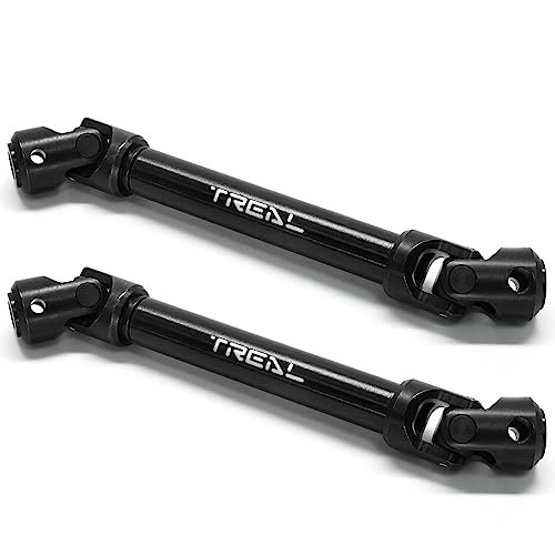 TREAL RC Wheels Harden Steel Driveshafts Universal Center Drive Shaft Upgrades for Axial 1/10 SCX10 III Capra 91 125mm