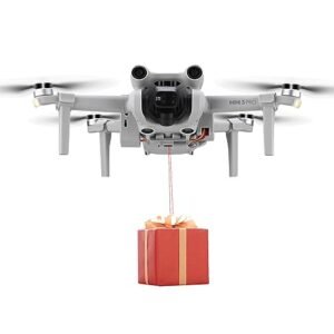 BRDRC Mini 3 Pro Drop Release, Payload Airdrop System Fishing Bait Dropper Transport Clip Thrower Compatible with DJI Mini 3 / Mini 3 Pro Drone Accessories
