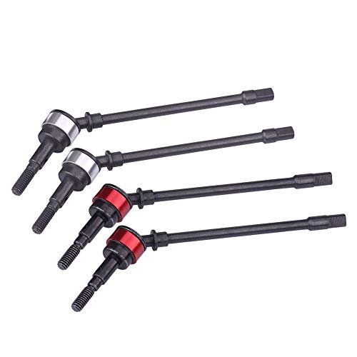 VGEBY 4 Pcs Front Axle Drive Shaft Hard Steel Remote Control Model Accessory Parts Compatible with SCX10 RC Car for RC Willey Page