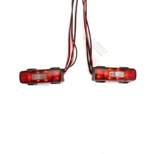 Virhuck RC Truck Plastic Taillight LED 1 Pair for 1 14 DIY Flatbed Tractor Model