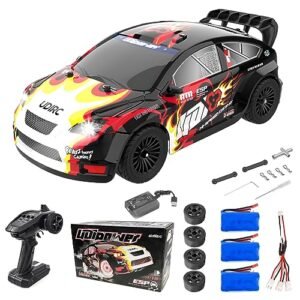 LEOSO UD1604Pro Brushless RC Drift Car Max 60 kmh 1/16 Scale 4WD 2.4G 4CH Remote Control With 3 Upgraded 1500mah Batteries for Adults