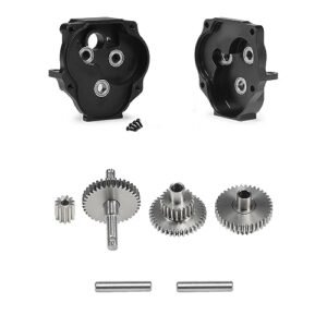 Maxxis Victra RC 1 Tires High Performance Upgrade for TRX 4M TRX4M 1/18 RC Crawler Car with Aluminum Transmission Housing Steel 9 7 1 Transmission Gearbox Gears Set