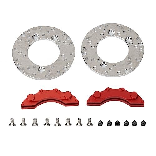 Traxxas Direct RC Aluminum Disc Brake Caliper Set 1.4in High Simulation Brake Disc with Screws for 1/10 Scale RC Cars