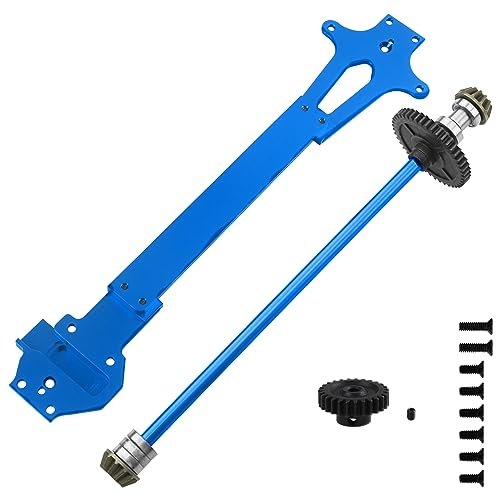 ShareGoo Metal Radio Tray Central Drive Shaft Upgrade Kit for WLtoys 124016 124017 124018 124019 1/12 RC Car Parts Compatible with Radio Shack Fastest RC Car