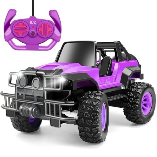 Ynybusi 1/5 Scale Gas RC Cars High Speed Remote Control Monster Truck 2.4Ghz Off Road Toy Cars for Kids Boys Girls Ages 6 7 8 9 10 Years Old Purple