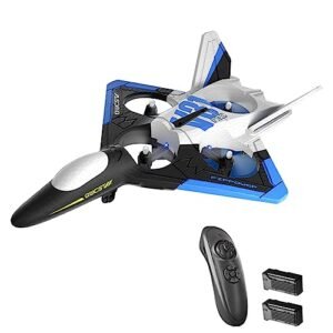 GoolRC 3D Foam RC Plane Plans 4K Camera RC Plane with 2.4GHz Remote Control Easy to Fly V31 Jet Fighter
