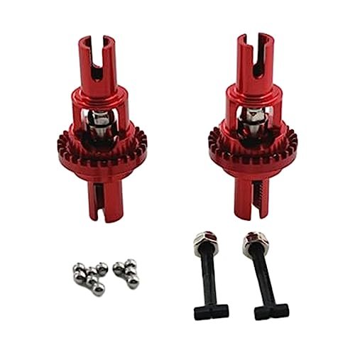 Psm Rc Parts Kowaku 2Pcs Front and Rear Metal Differential Upgrade for Wltoys 1 28 284161 284010 284131 K989 K969 RC Model Car
