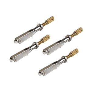 ZHIPAIJI 10 Pcs M2 M3 RC Plane Iron Metal Clevis Chuck Pull Rod Connector Coupler Screw Spare Parts for DIY Aircraft Models