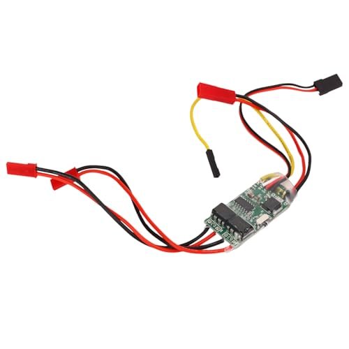 HERCHR RC Brushed Motor Speed Controller 2s 3s Lipo 5A Brushed ESC DC6V 14V Mini Speed Controller for RC Boats Reddit Recommended