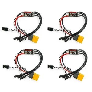 HAWKS WORK Brushless ESC 4 Pcs 20A Electric Speed Controller for RC Airplane Hong Kong