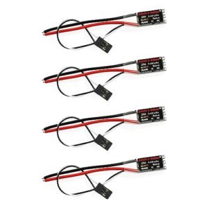 HAWKS WORK Brushless ESC 4 Pcs 20A Electric Speed Controller for Multi Rotor Drone RC Airplane Plans Free