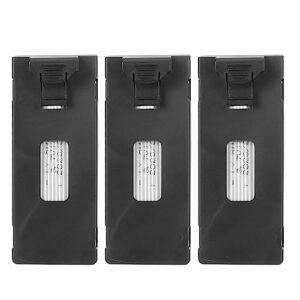 3PCS Drone Battery 1800MAH 3.7V, Repalcement Lipo Battery Rechargeable3.7V 1800Mah Quadcopter Drone Battery for E88 E88Pro E100 E99 K3 K6 E89 P1 P4 P5, with Charging Cable