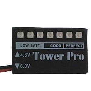 LICHIFIT Professional Battery Voltage Indicator Monitor LED Receiver for T45 RC Jet Drone Accessories