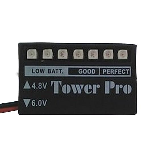 LICHIFIT Professional Battery Voltage Indicator Monitor LED Receiver for T45 RC Jet Drone Accessories