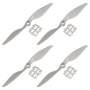 MECCANIXITY 8x4 Propeller RC Propellers 2 Vane Blades Props Grey with Adapter Rings for Electric Airplane Aircraft Pack of 4 Perfect for RC Diocese of Brooklyn Pension Plan Enthusiasts