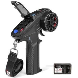 DUMBORC X6PM 350 2.4GHz 6CH Mini RC Radio Transmitter with X6FG Gyro Receiver Low Voltage Alarm for RC Car Voltage Control