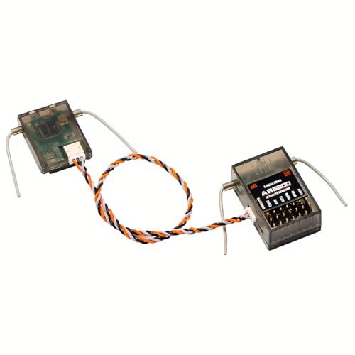 SPEKTRUM JR DSM2 Compatible AR6200 2.4G RC Receiver with Satellite Remote Control for RC Salon Enthusiasts