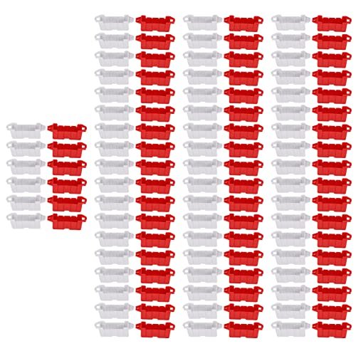Oumefar 120PCS RC Drifting Race Track Barrier Set for Remote Control Car DIY Racing