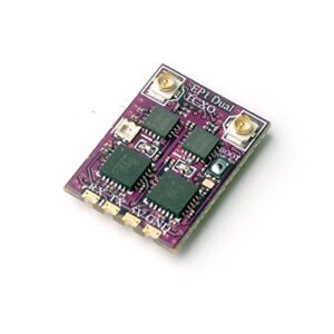 HAPPYMODEL 2.4GHz ELRS Receiver Mini Micro TCXO Temperature Stability Module for Micro Scale RC Trucks Excavators ExpressLRS EP1 Diversity Upgrade
