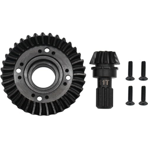 Hot Racing RC Bismarck Battleship HT 3827 35t 11t HT Helical Diff Ring Pinion Rear Gear Set for XRT X Maxx SC