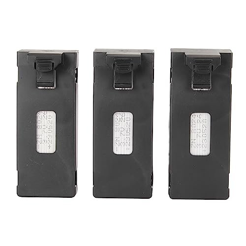3PCS 3.7V 2600mAh Rechargeable Lithium Battery for E88 Brushless S13 S1 APP8GPS Quadcopter Drone