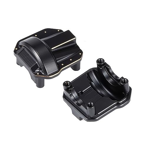 RXZIXYL SCX10 II AR44 Black Brass Steering Knuckle C Hubs Front Axle Weights for 1/10 Axial AX90046 RC Crawler