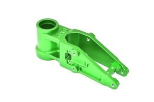 GPM Upgrades Aluminum 7075 Front Bulkhead for 1 4 Promoto MX Motorcycle RTR FXR LOS06000 LOS06002 RC Car Green
