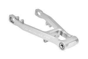 GPM Upgrades Aluminum 7075 Rear Swing Arm (Larger Inner Bearings) for 1/4 Promoto MX Motorcycle RTR FXR（LOS06000）/1/4 Promoto MX Motorcycle RTR FXR（LOS06002） RC Car (Silver)