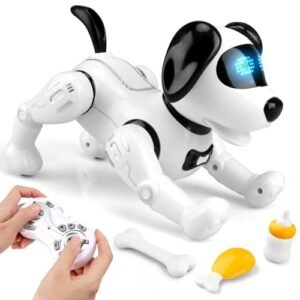 Beria Remote Control Robot Dog Toy Interactive Dancing Pet for Kids Ages 5 to 12