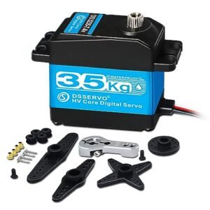 ANNIMOS 35kg RC Digital Servo Motor High Torque High Speed Waterproof for RC Cars Under $200 DIY Robotic 270 Degree