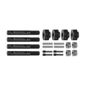 Forza Funco F9 RC Car Upgrade Kit 1/10 Capra Front Rear Shafts Thicker Steel Universal Joint Straight Shaft Portal Stub Axle Overdrive Gear
