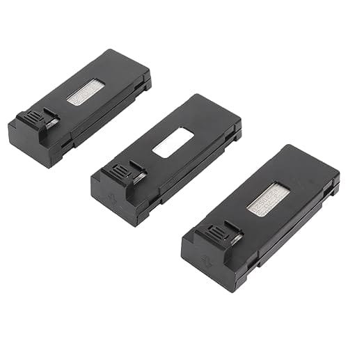 3PCS Drone Battery 2600MAH 3.7V Long Life Rechargeable Lithium Battery for Quadcopter E88 Brushless S13 S1 APP8GPS Enhancing RC Nitro Fuel Shelf Life