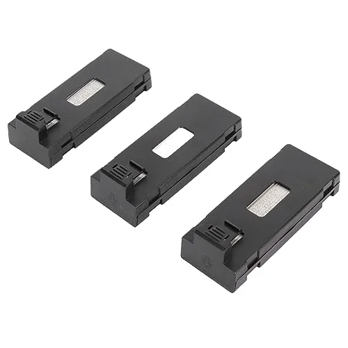 3PCS Drone Battery 2600MAH 3.7V Long Life Rechargeable Lithium Battery for Quadcopter E88 Brushless S13 S1 APP8GPS Enhancing RC Nitro Fuel Shelf Life