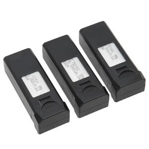 3.7V 1800mAh Lipo Battery, RC Drone Battery for F184 SP3 RC UAV, Replacement UAV Lithium Battery, Multiple Safety, with Plastic Case (3pcs)