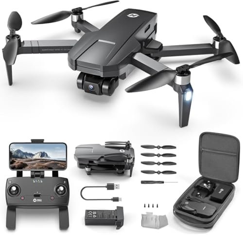 Holy Stone HS720R 3 Axis Gimbal GPS Drones with Camera for Adults 4K EIS FPV RC Drone Foldable Quadcopter Ideal for RC Battleship Combat Video