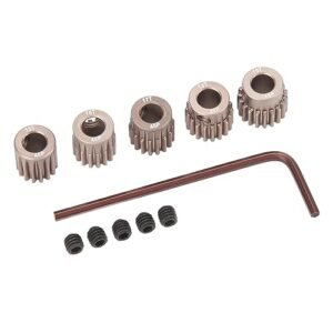 RC Motor Comparison Top Performance 48DP Pinion Gear Set 15T to 19T 7075 Aluminium Alloy for 1/10 Scale Models