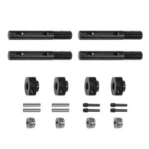 UTB10 Portal Stub Axles Harden Steel Capra Drive Shaft 1/10 Scale Accessories for RC Rock Crawler Tires 1.9 Axial Capra 1.9 SCX10 III Upgrades 2 Set 4Pcs