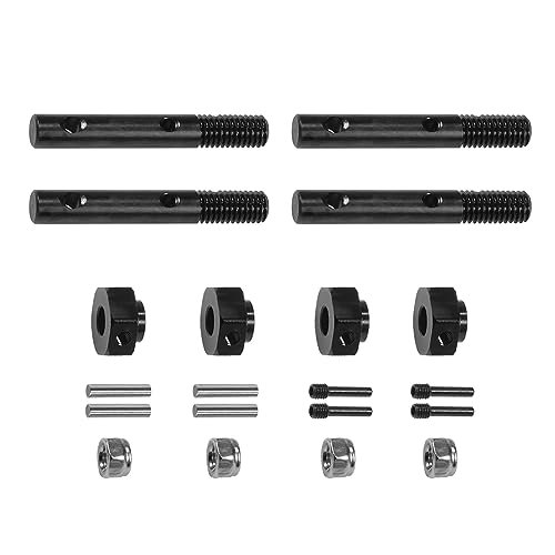 UTB10 Portal Stub Axles Harden Steel Capra Drive Shaft 1/10 Scale Accessories for RC Rock Crawler Tires 1.9 Axial Capra 1.9 SCX10 III Upgrades 2 Set 4Pcs