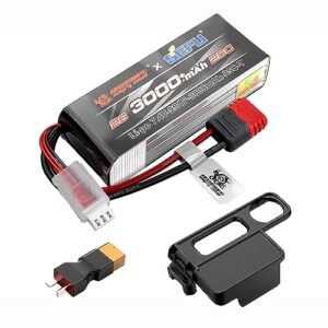 MJX H16E RC Car Upgrade Battery Sea Jump 2S 7.4V 25C 3000mAh with T Plug
