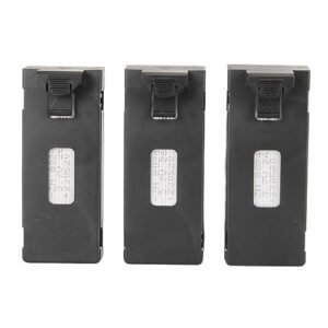 3Pcs 3.7V 2600mAh Drone Lipo Replacement Battery Compatible with E88 Brushless S13 S1 APP8GPS RC UAV Drone Including Tow Mater RC Body
