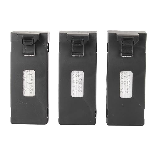 3Pcs 3.7V 2600mAh Drone Lipo Replacement Battery Compatible with E88 Brushless S13 S1 APP8GPS RC UAV Drone Including Tow Mater RC Body