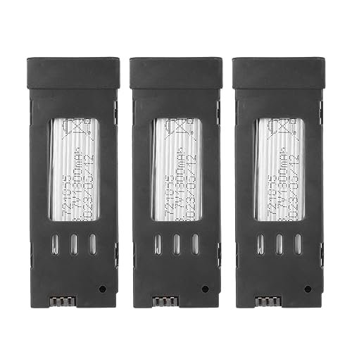 3Pcs 3.7V 1800Mah Lipo Replacement Battery for E58 E68 JY109 998 Pro RC Drone Quadcopter