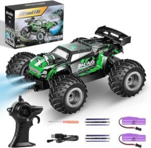 HENEROAR RC Helicopter with Rechargeable Batteries 2WD 1/18 Scale All Terrain Remote Control Monster Truck 20 KM H Speed