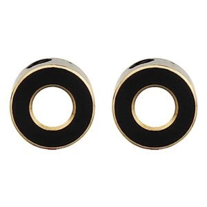 ZXYRC Rear Axle Tube Cap Black Coating Brass Counterweight Cover Compatible with BFGoodrich RC Tires for Axial SCX10 PRO 1/10 RC Crawler