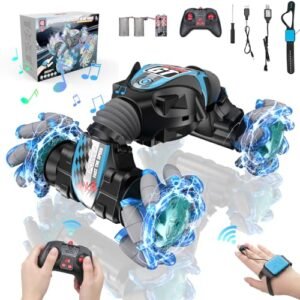 Gesture Sensing RC Stunt Car for Kids 2.4GHz Remote Control with Light Music Are RC Cars Worth It