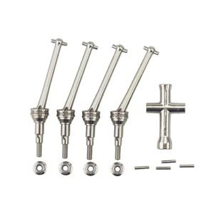 Sea Jump 16410S Metal Drive Shaft CVD Kit for MJX H16 Series Enhance Your RC Car for the Biggest RC Car Jump