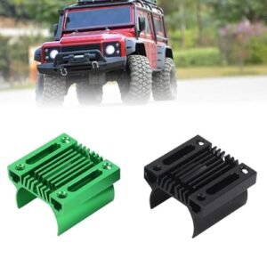 2pcs Electric Motor Heat Sink, Aluminum Alloy 180 Brushed Motor Radiator Cooling Fins for Traxxas TRX4M 1/18 RC Car Truck