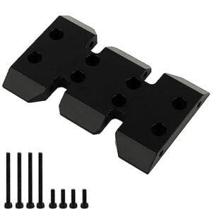ZXYRC Aluminum LCG Metal Skid Plate for 1/10 RC Crawler Axial SCX10 I II III Capra DIY Upgrade Part Enhances RC Plane Center of Gravity Stand