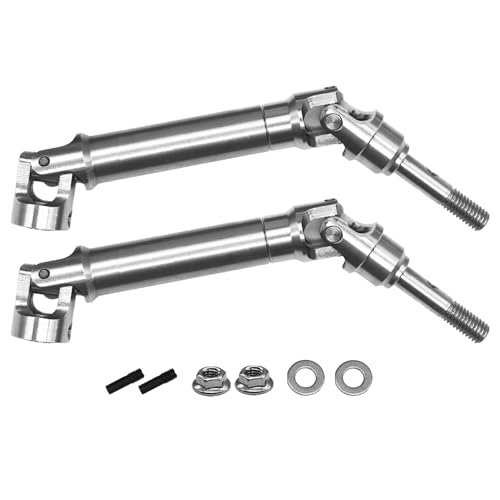 RC Willey Replacement Parts Stainless Steel Rear Drive Shaft Assembly for Traxxas Slash Rustler Stampede Hoss 4X4 Models